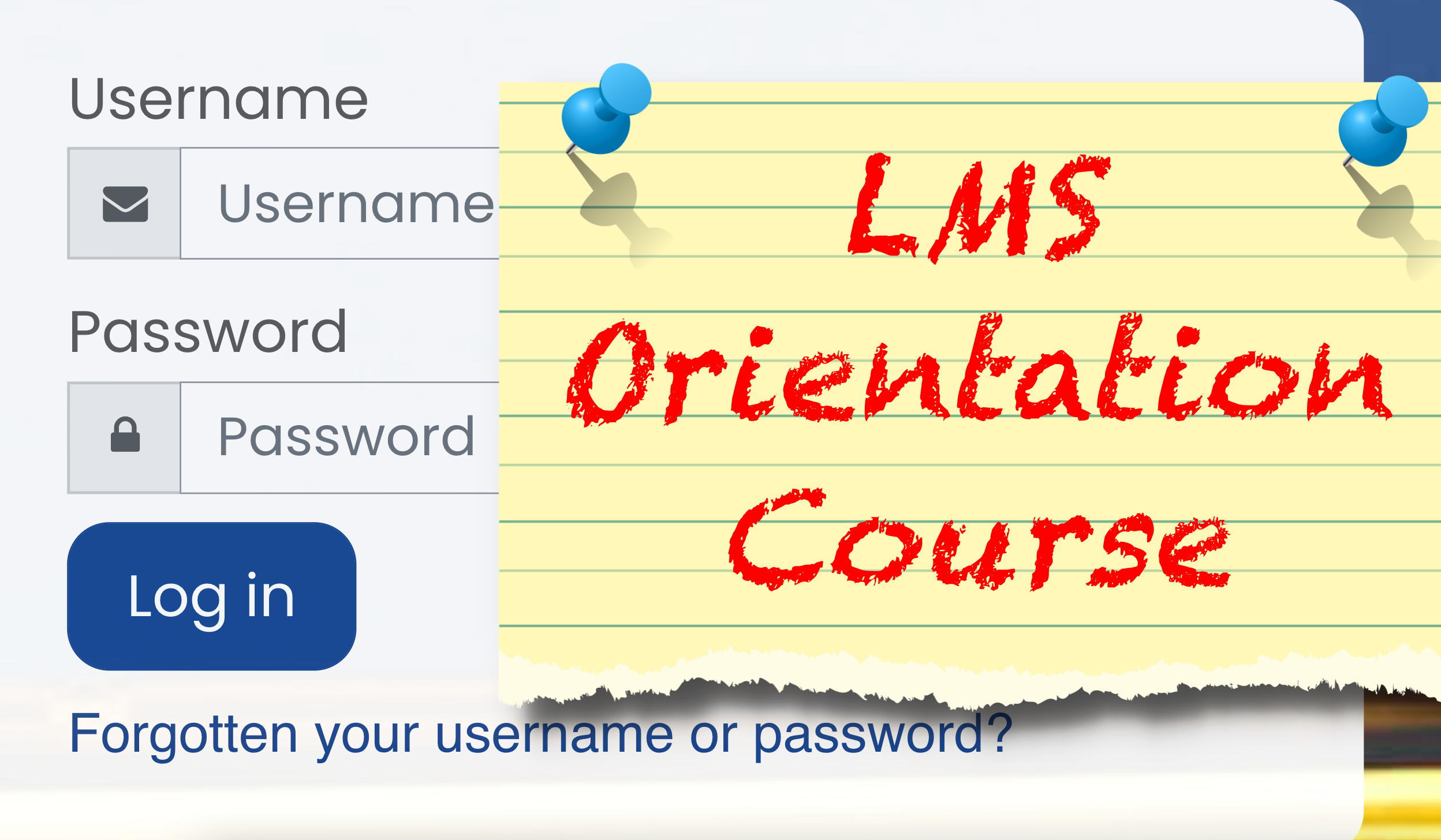 Learning Management System Orientation Course